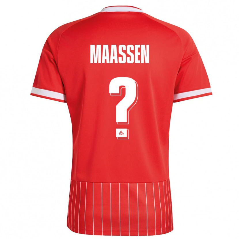 Danxen Men Leonard Maaßen #0 Red White Green Away Jersey 2026/27 T-Shirt
