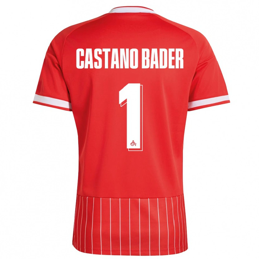 Danxen Men Simeon Castano Bader #1 Red White Green Away Jersey 2026/27 T-Shirt