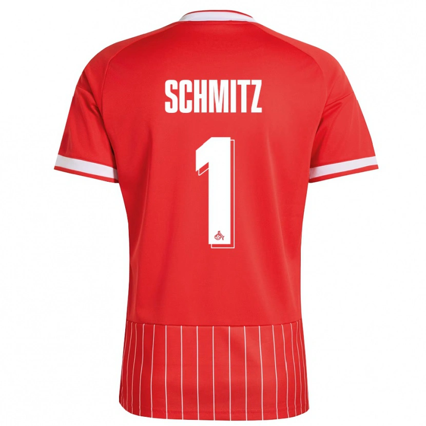 Danxen Men Lisa Schmitz #1 Red White Green Away Jersey 2026/27 T-Shirt