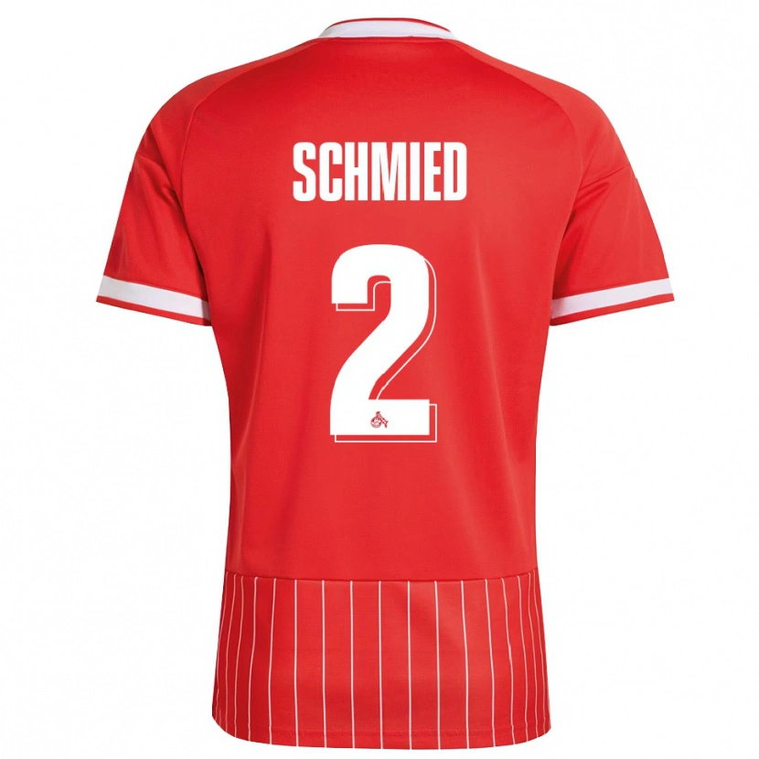 Danxen Men Joël Schmied #2 Red White Green Away Jersey 2026/27 T-Shirt