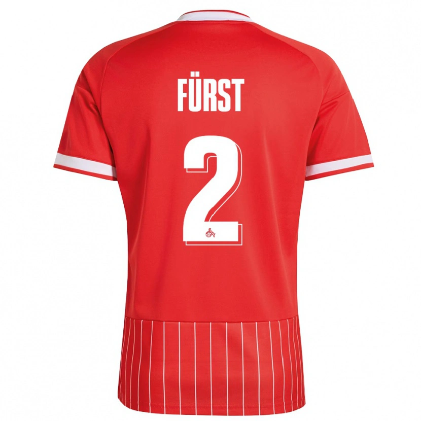 Danxen Men David Fürst #2 Red White Green Away Jersey 2026/27 T-Shirt