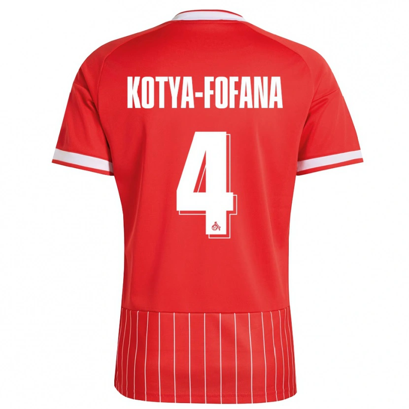 Danxen Men Assad Kotya-Fofana #4 Red White Green Away Jersey 2026/27 T-Shirt