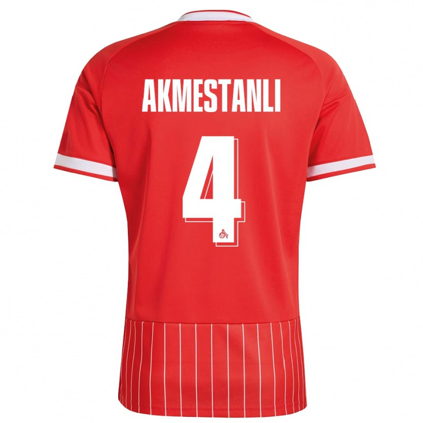Danxen Men Teoman Akmestanli #4 Red White Green Away Jersey 2026/27 T-Shirt