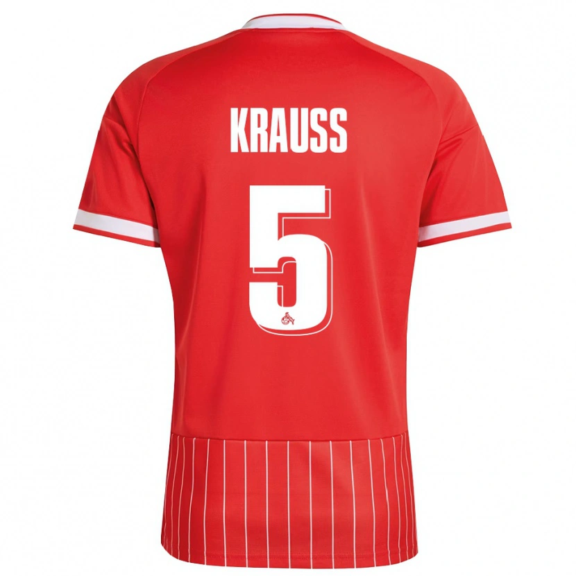 Danxen Men Tom Krauß #5 Red White Green Away Jersey 2026/27 T-Shirt