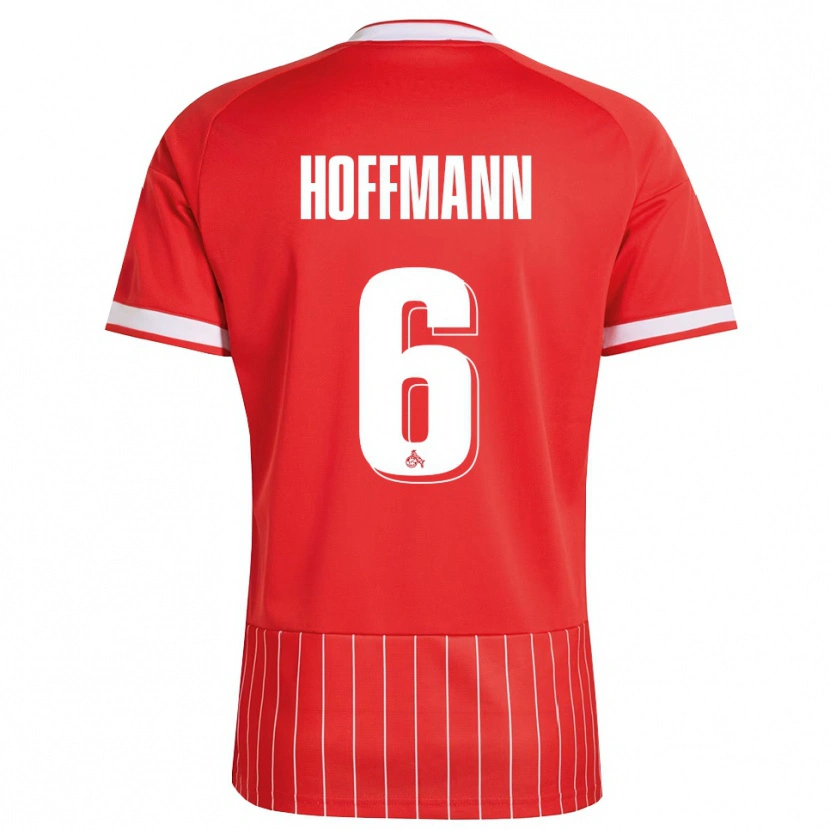Danxen Men Niklas Hoffmann #6 Red White Green Away Jersey 2026/27 T-Shirt