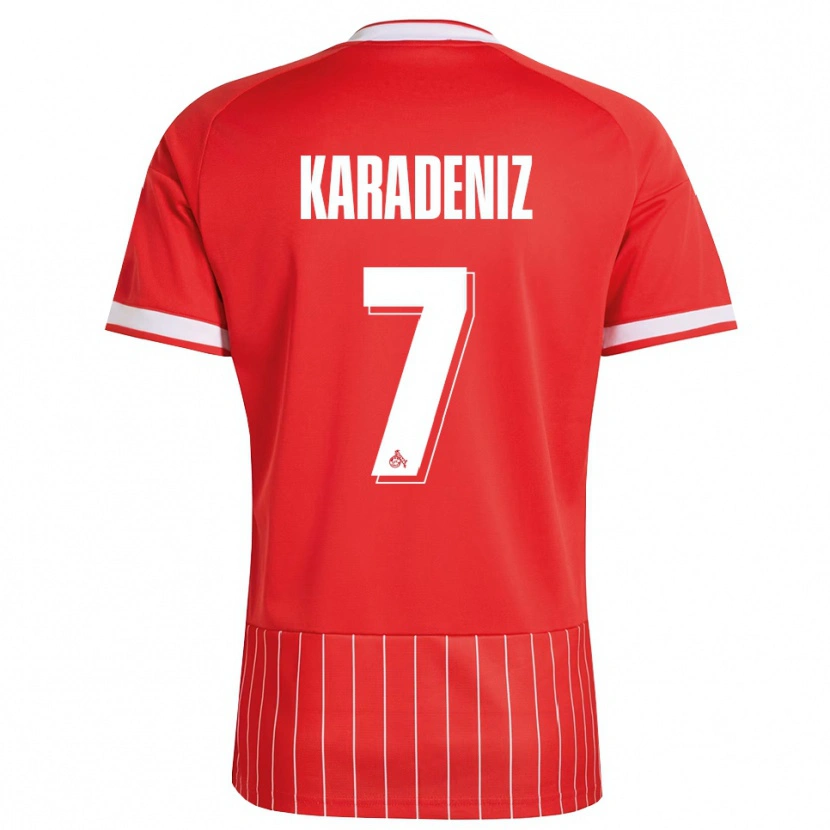 Danxen Men Thierry Karadeniz #7 Red White Green Away Jersey 2026/27 T-Shirt