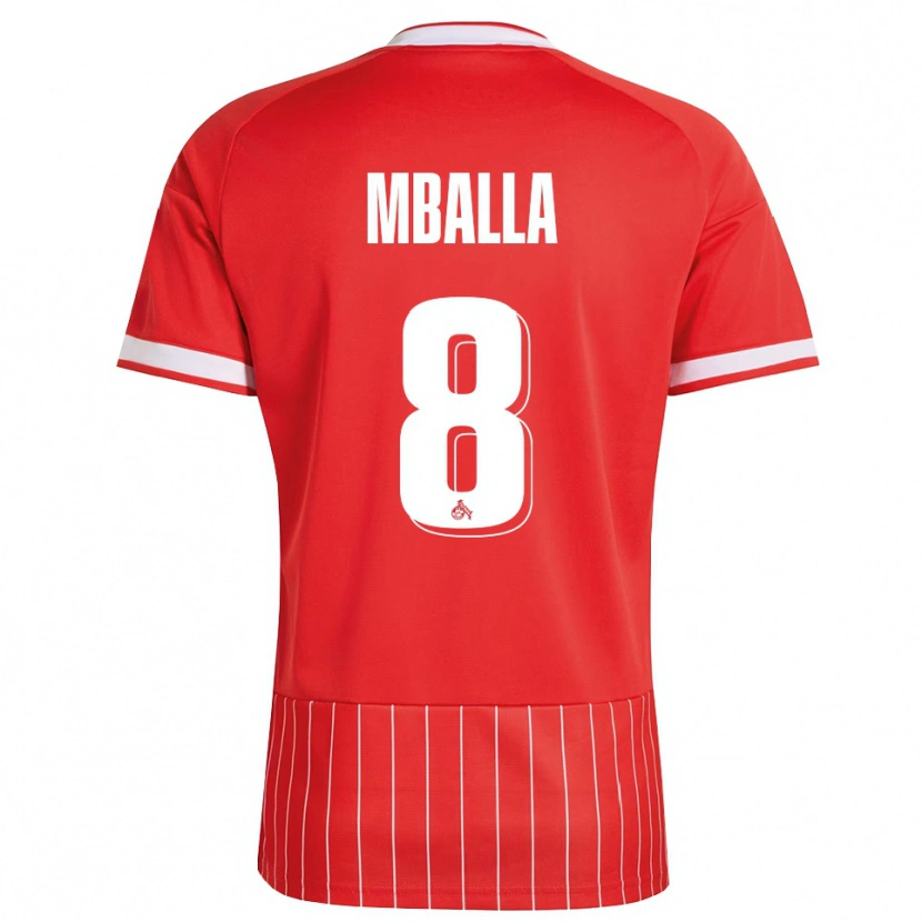 Danxen Men Loiks Mballa #8 Red White Green Away Jersey 2026/27 T-Shirt