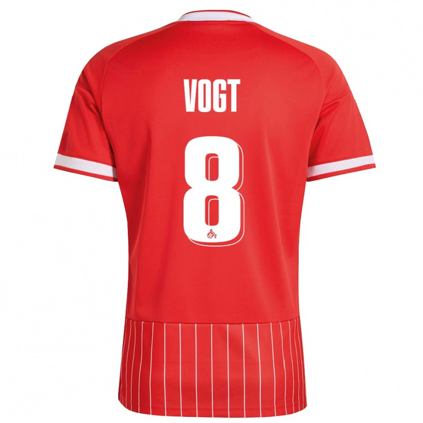 Danxen Men Laura Vogt #8 Red White Green Away Jersey 2026/27 T-Shirt