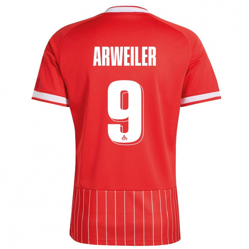 Danxen Men Jonas Arweiler #9 Red White Green Away Jersey 2026/27 T-Shirt