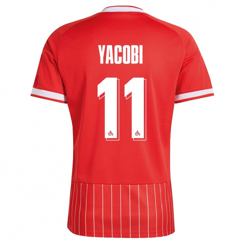 Danxen Men Nilas Yacobi #11 Red White Green Away Jersey 2026/27 T-Shirt