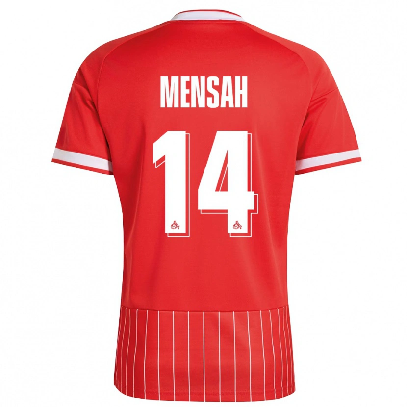 Danxen Men Gideon Mensah #14 Red White Green Away Jersey 2026/27 T-Shirt