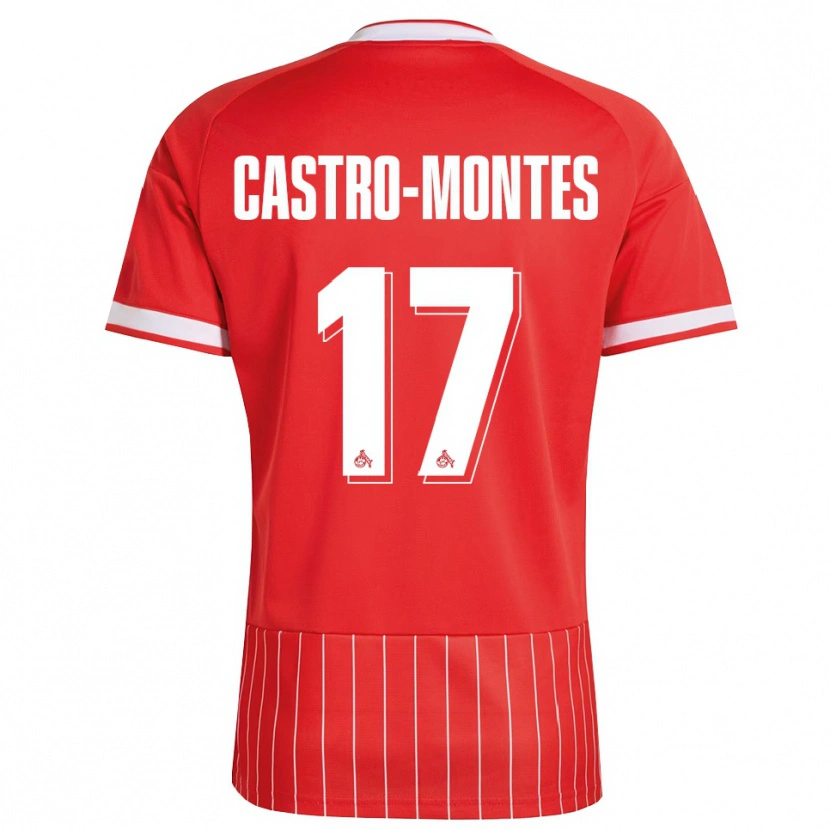 Danxen Men Alessio Castro-Montes #17 Red White Green Away Jersey 2026/27 T-Shirt