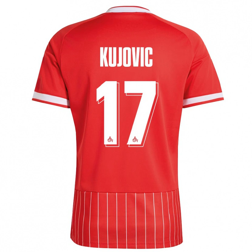 Danxen Men Emin Kujovic #17 Red White Green Away Jersey 2026/27 T-Shirt