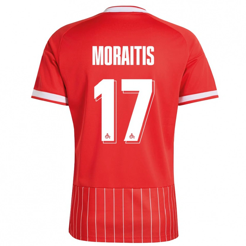 Danxen Men Victor Moraitis #17 Red White Green Away Jersey 2026/27 T-Shirt
