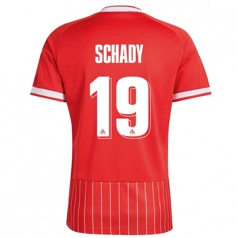 Danxen Men Alexis Schady #19 Red White Green Away Jersey 2026/27 T-Shirt