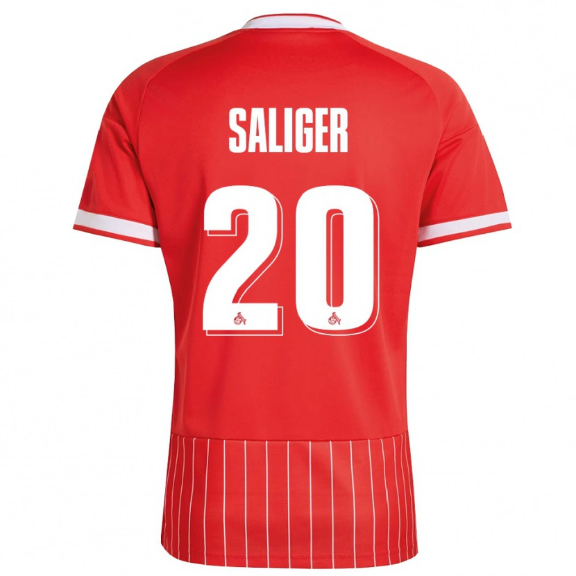 Danxen Men Jonas Saliger #20 Red White Green Away Jersey 2026/27 T-Shirt