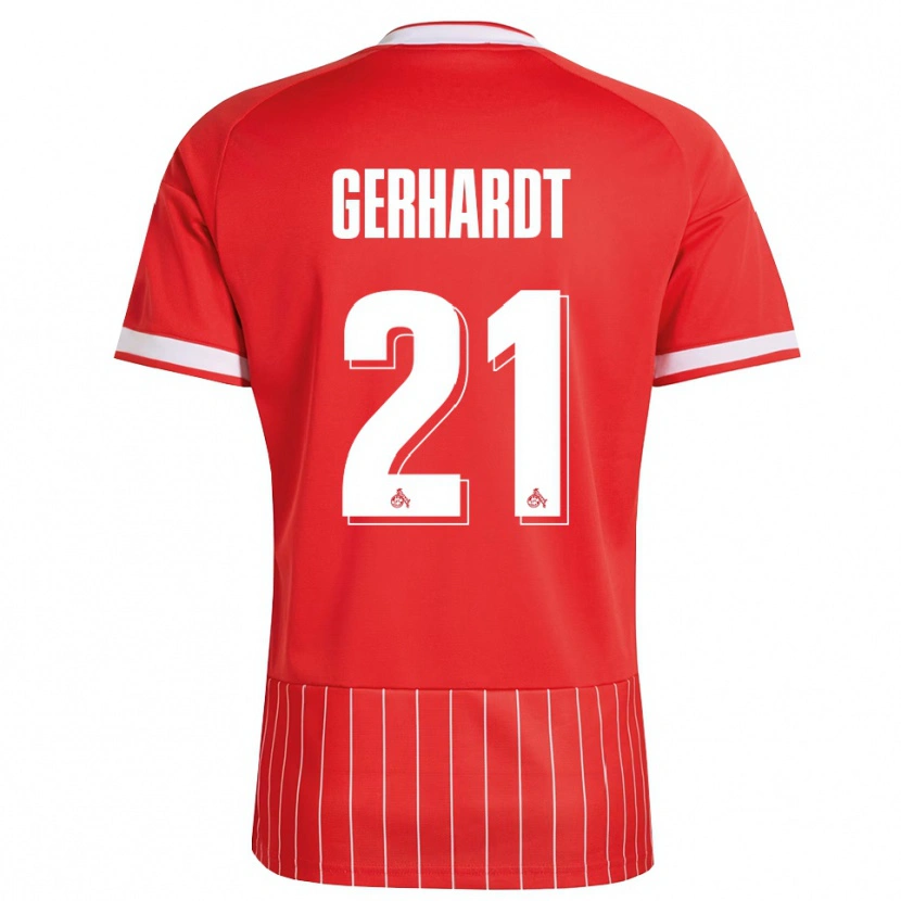 Danxen Men Anna Gerhardt #21 Red White Green Away Jersey 2026/27 T-Shirt