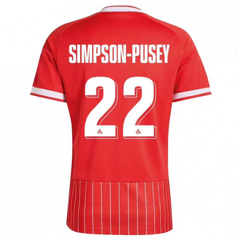 Danxen Men Jahmai Simpson-Pusey #22 Red White Green Away Jersey 2026/27 T-Shirt