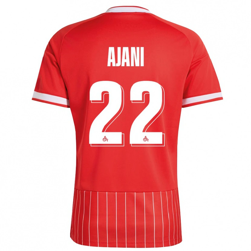 Danxen Men Marvin Ajani #22 Red White Green Away Jersey 2026/27 T-Shirt