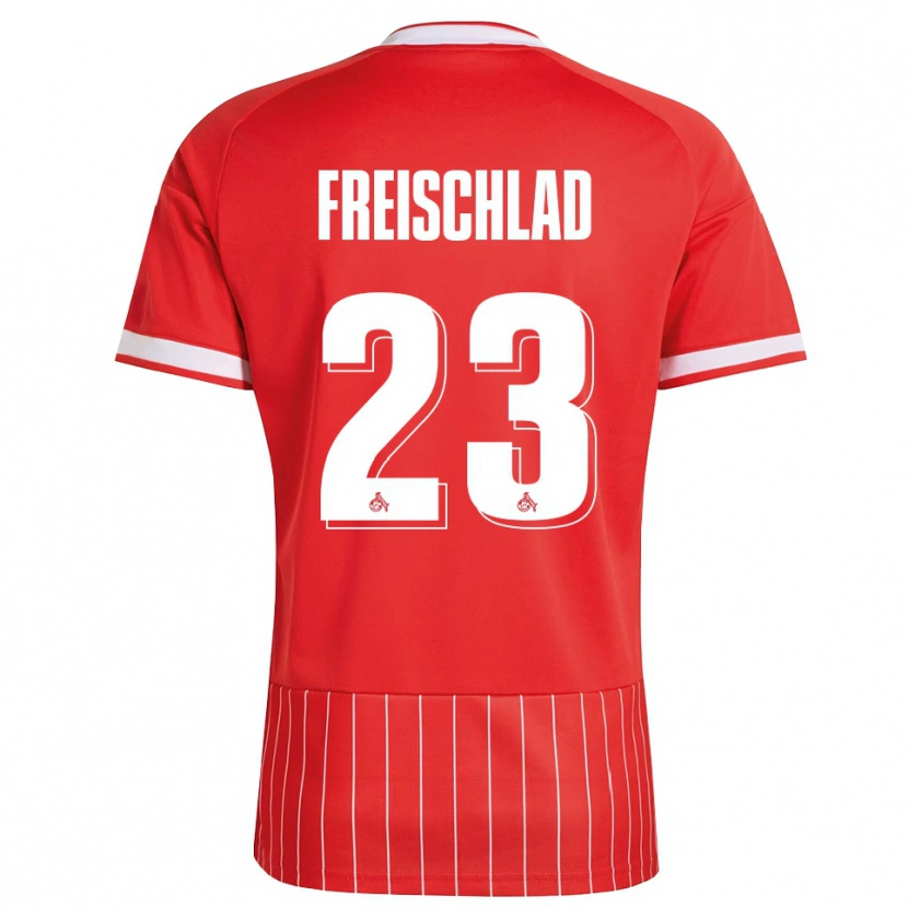 Danxen Men Yannick Freischlad #23 Red White Green Away Jersey 2026/27 T-Shirt