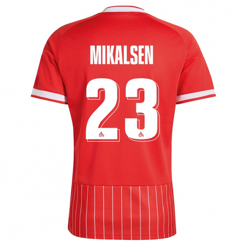 Danxen Men Aurora Mikalsen #23 Red White Green Away Jersey 2026/27 T-Shirt
