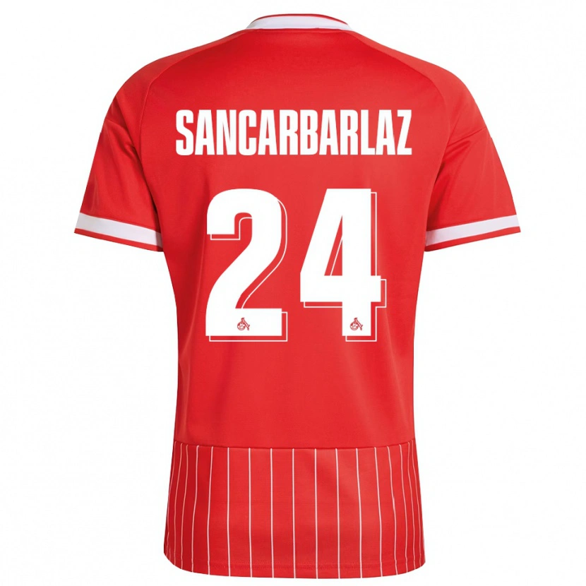 Danxen Men Keyhan Sancarbarlaz #24 Red White Green Away Jersey 2026/27 T-Shirt