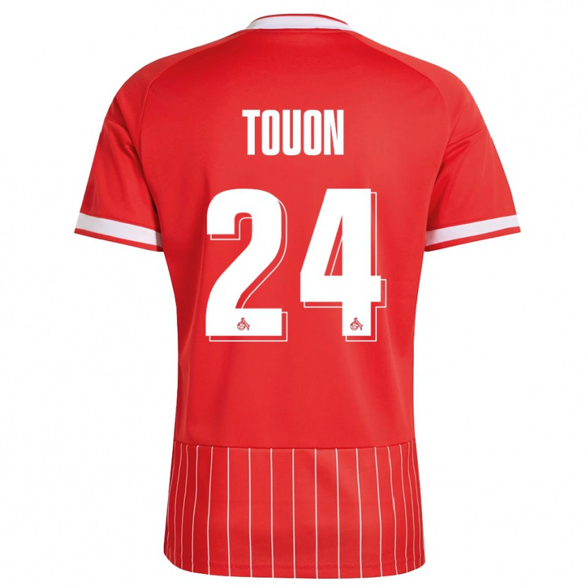Danxen Men Ella Touon #24 Red White Green Away Jersey 2026/27 T-Shirt