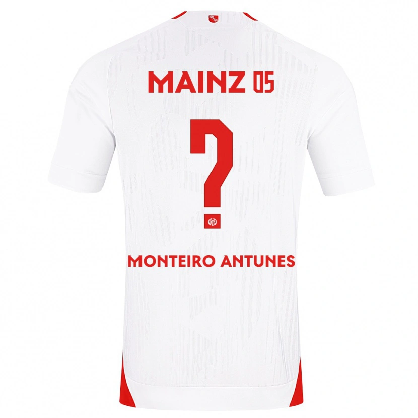 Danxen Men Rafael Monteiro Antunes #0 White Red Yellow Away Jersey 2026/27 T-Shirt