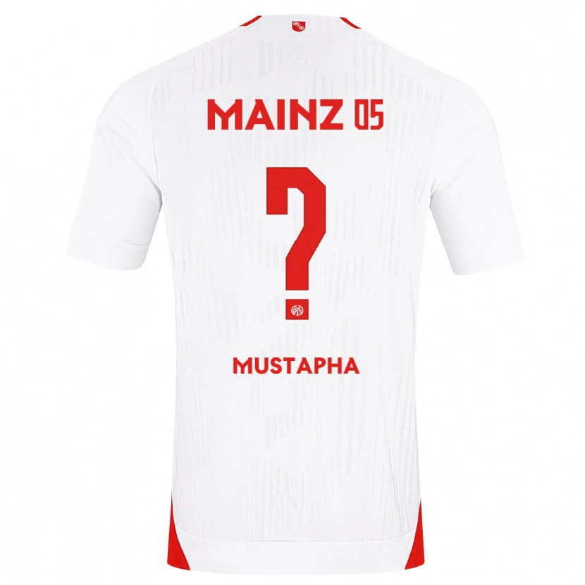 Danxen Men Jesaja Mustapha #0 White Red Yellow Away Jersey 2026/27 T-Shirt