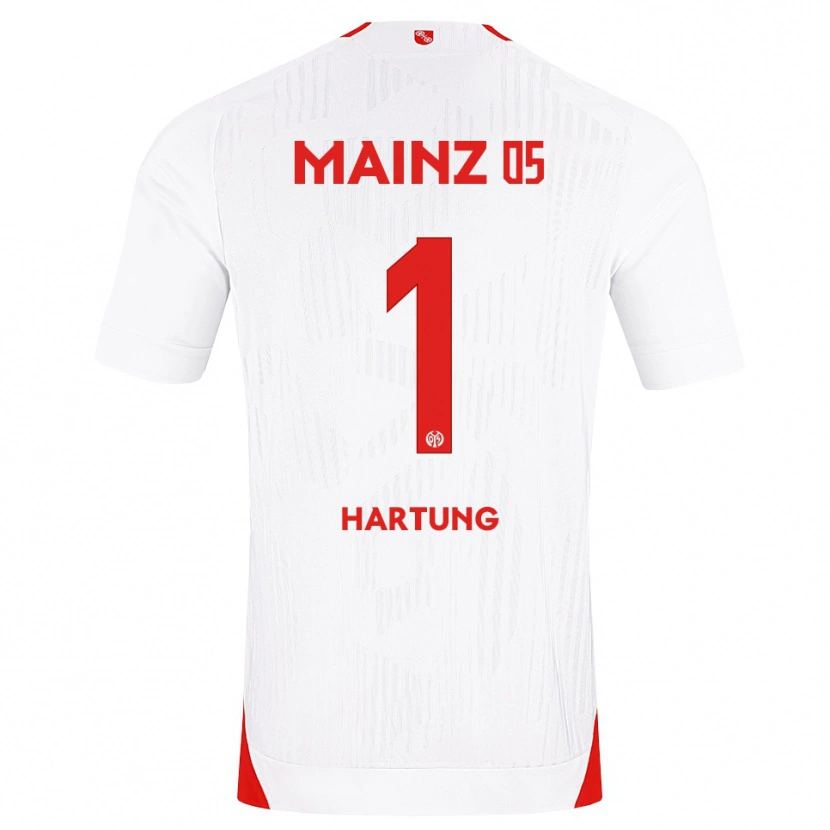 Danxen Men Nick Hartung #1 White Red Yellow Away Jersey 2026/27 T-Shirt
