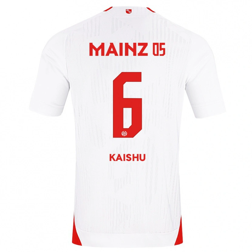 Danxen Men Kaishu Sano #6 White Red Yellow Away Jersey 2026/27 T-Shirt