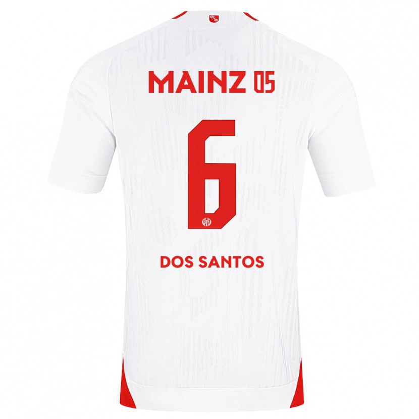 Danxen Men Alexandre Tavares Dos Santos #6 White Red Yellow Away Jersey 2026/27 T-Shirt