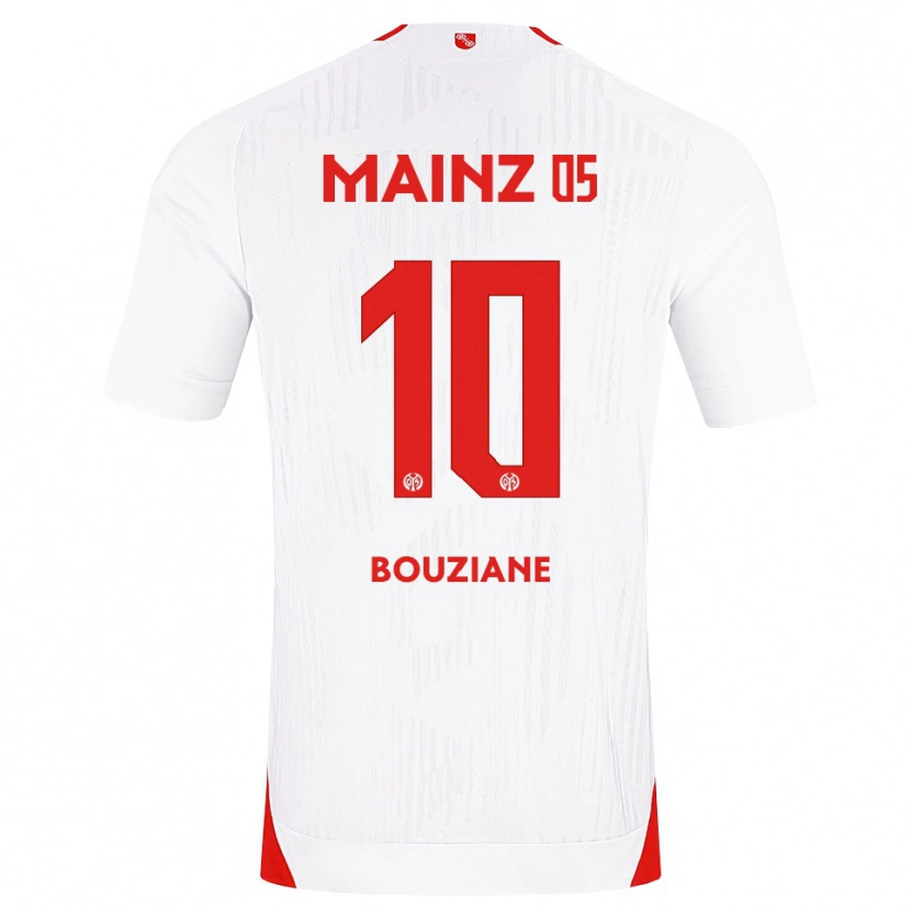 Danxen Men Chiara Bouziane #10 White Red Yellow Away Jersey 2026/27 T-Shirt