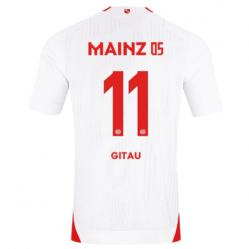 Danxen Men Andre Gitau #11 White Red Yellow Away Jersey 2026/27 T-Shirt