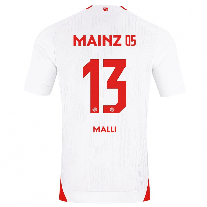 Danxen Men Yunus Mallı #13 White Red Yellow Away Jersey 2026/27 T-Shirt