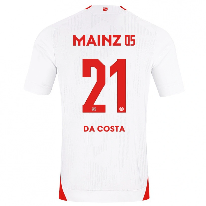 Danxen Men Danny Da Costa #21 White Red Yellow Away Jersey 2026/27 T-Shirt