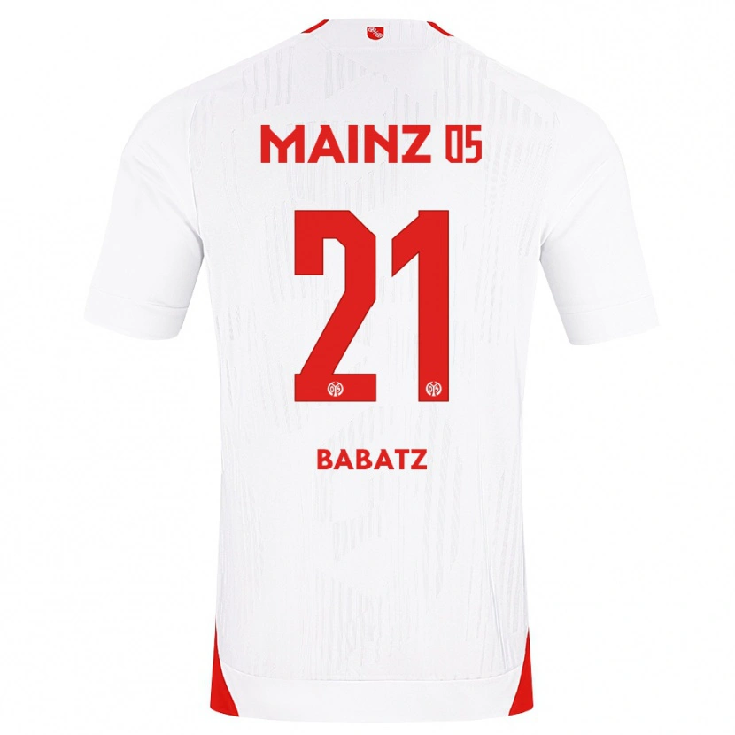 Danxen Men Louis Babatz #21 White Red Yellow Away Jersey 2026/27 T-Shirt