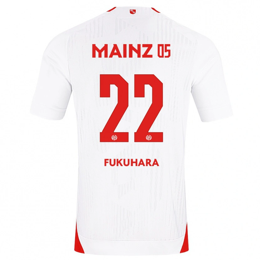 Danxen Men Yuuka Fukuhara #22 White Red Yellow Away Jersey 2026/27 T-Shirt