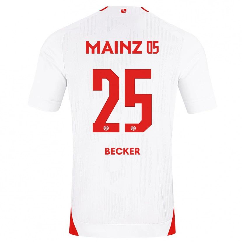 Danxen Men Kathrin Becker #25 White Red Yellow Away Jersey 2026/27 T-Shirt
