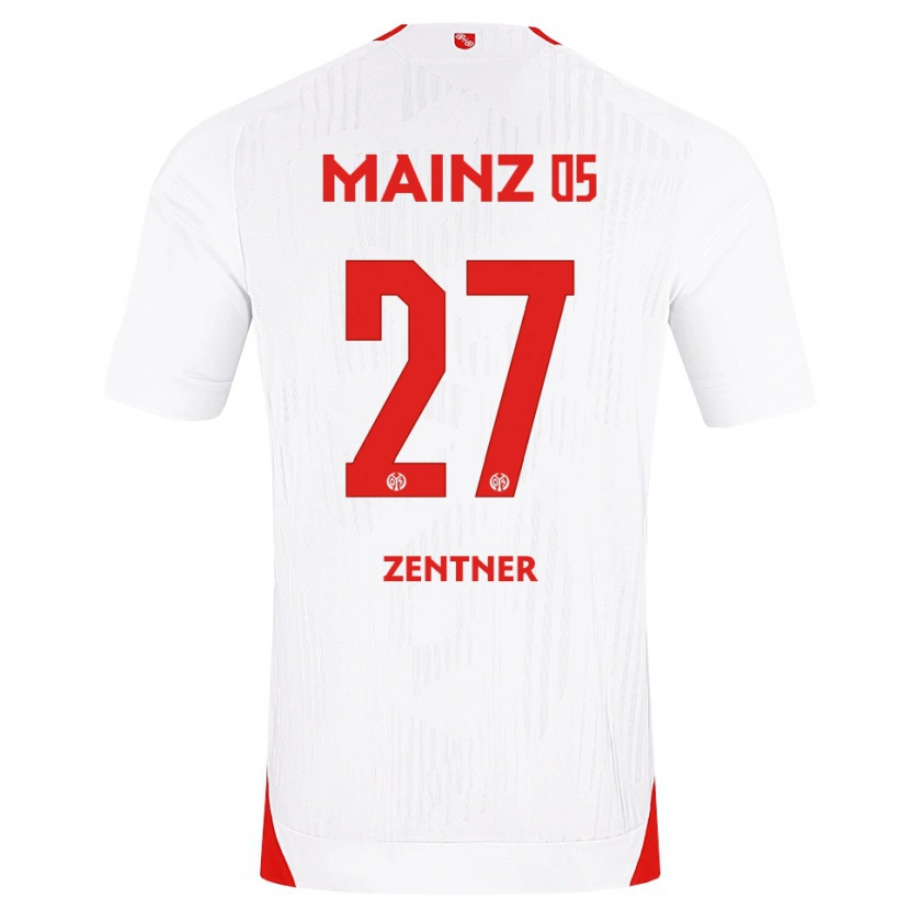 Danxen Men Robin Zentner #27 White Red Yellow Away Jersey 2026/27 T-Shirt