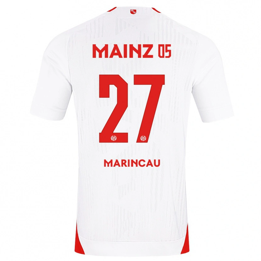 Danxen Men Emanuel Marincău #27 White Red Yellow Away Jersey 2026/27 T-Shirt