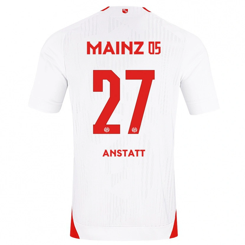 Danxen Men Nadine Anstatt #27 White Red Yellow Away Jersey 2026/27 T-Shirt