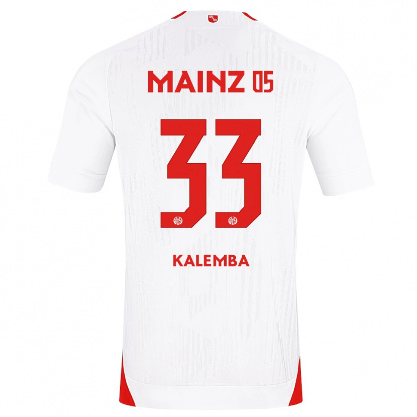 Danxen Men Marcel Kalemba #33 White Red Yellow Away Jersey 2026/27 T-Shirt