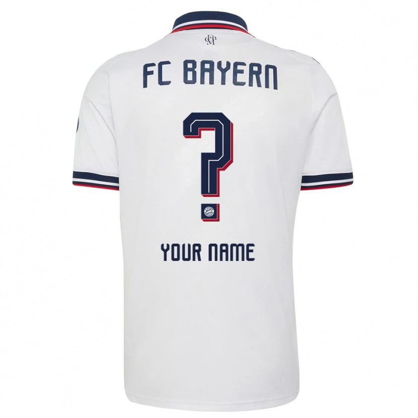 Danxen Men Your Name #0 White Gray Red Away Jersey 2026/27 T-Shirt