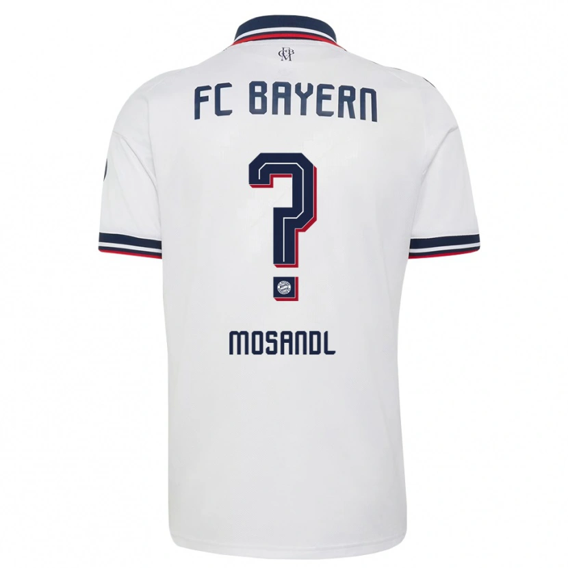 Danxen Men Moritz Mosandl #0 White Gray Red Away Jersey 2026/27 T-Shirt