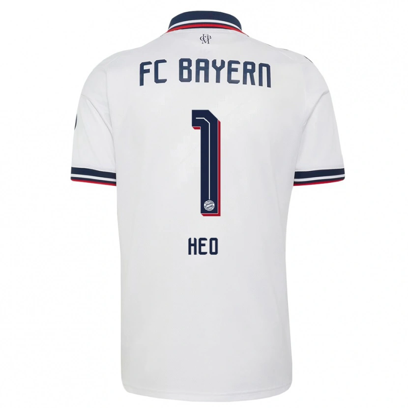Danxen Men Jae-Won Heo #1 White Gray Red Away Jersey 2026/27 T-Shirt