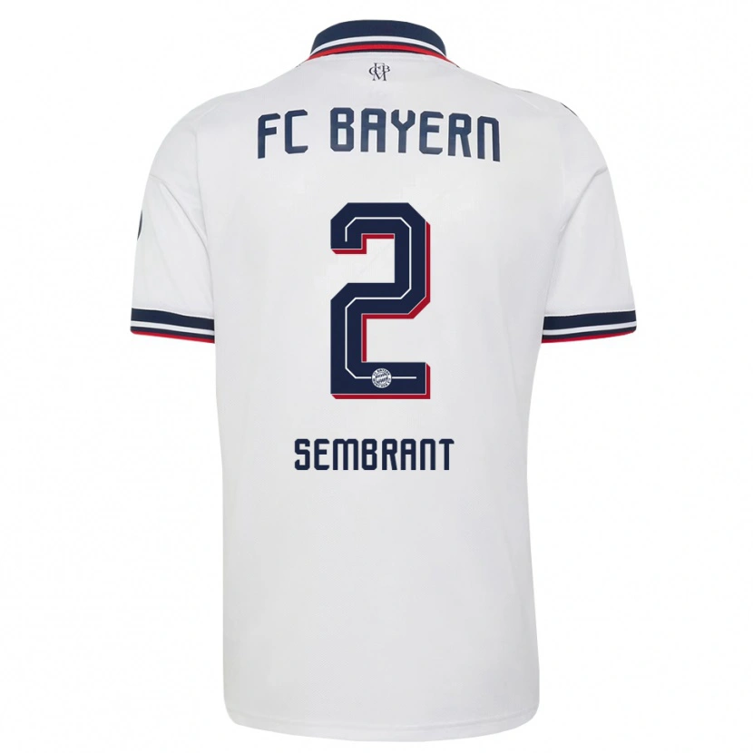 Danxen Men Linda Sembrant #2 White Gray Red Away Jersey 2026/27 T-Shirt