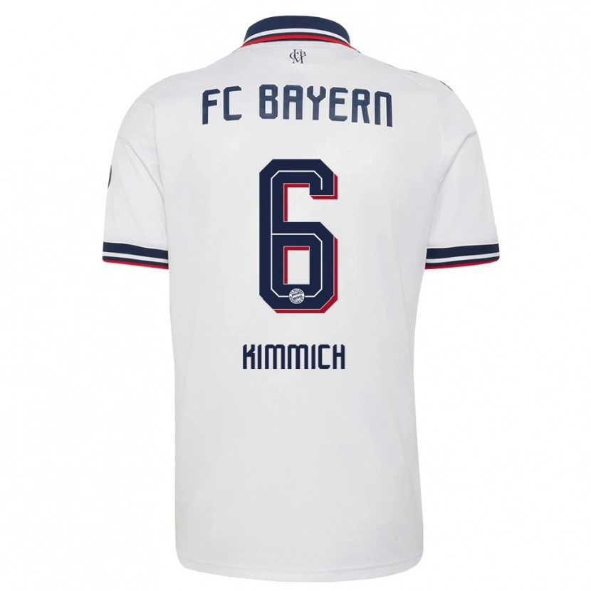 Danxen Men Joshua Kimmich #6 White Gray Red Away Jersey 2026/27 T-Shirt