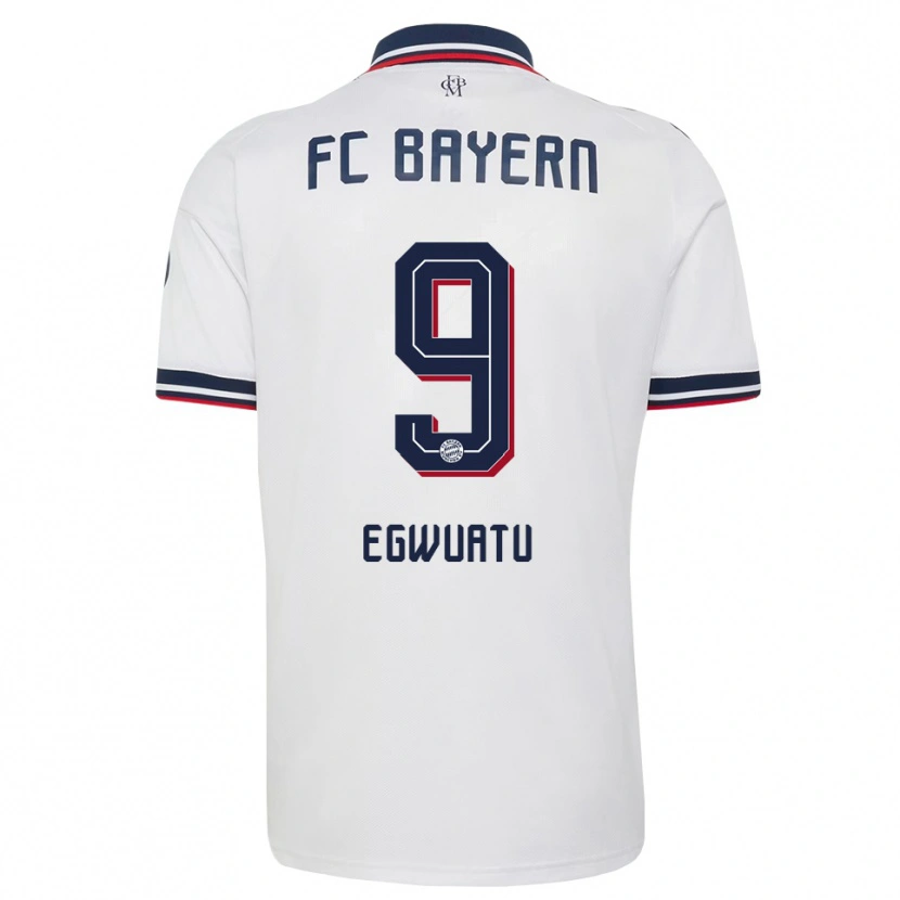 Danxen Men Frank Egwuatu #9 White Gray Red Away Jersey 2026/27 T-Shirt