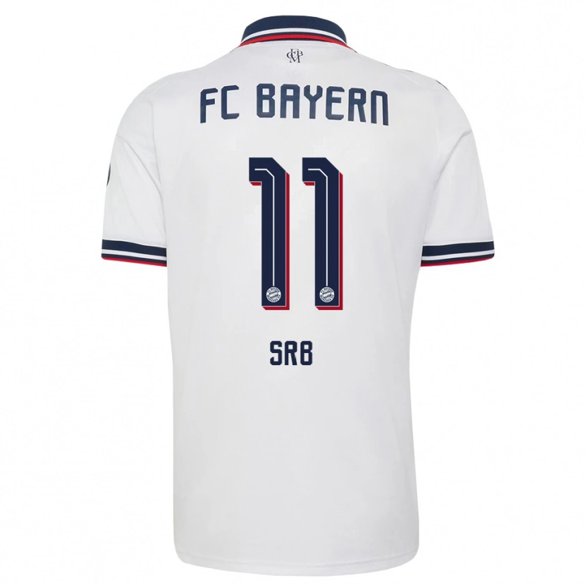 Danxen Men Matous Srb #11 White Gray Red Away Jersey 2026/27 T-Shirt